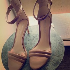 Kenneth Cole Beige/Nude open toe high heel sandals